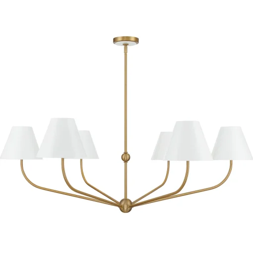 Banks 6 Light Chandelier 48