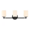 Becca 3 Light Vanity, Matte Black