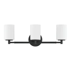 Becca 3 Light Vanity, Matte Black