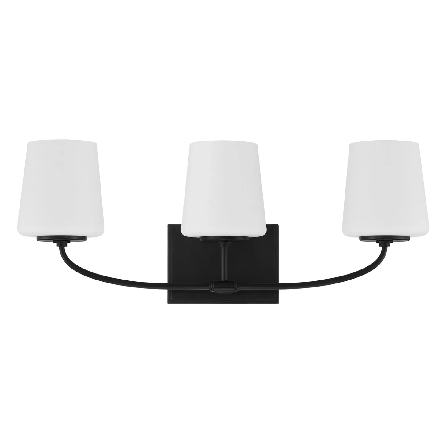Blake 3 Light Vanity, Matte Black