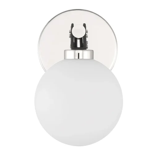 Bryce Vanity LED Wall Sconce, Polished Nickel