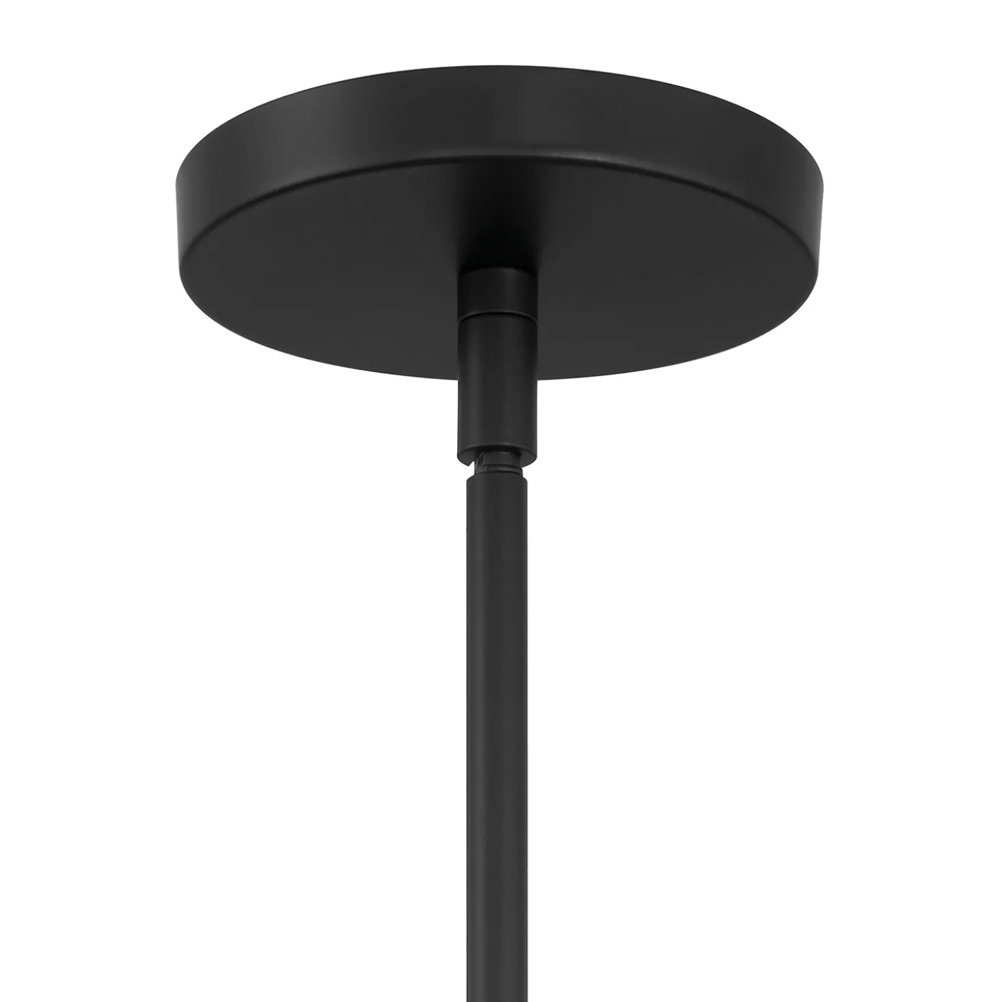 Carson 8 Light Chandelier, Matte Black