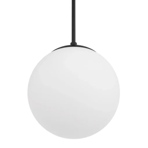 Castell 12" Globe LED Pendant, Matte Black