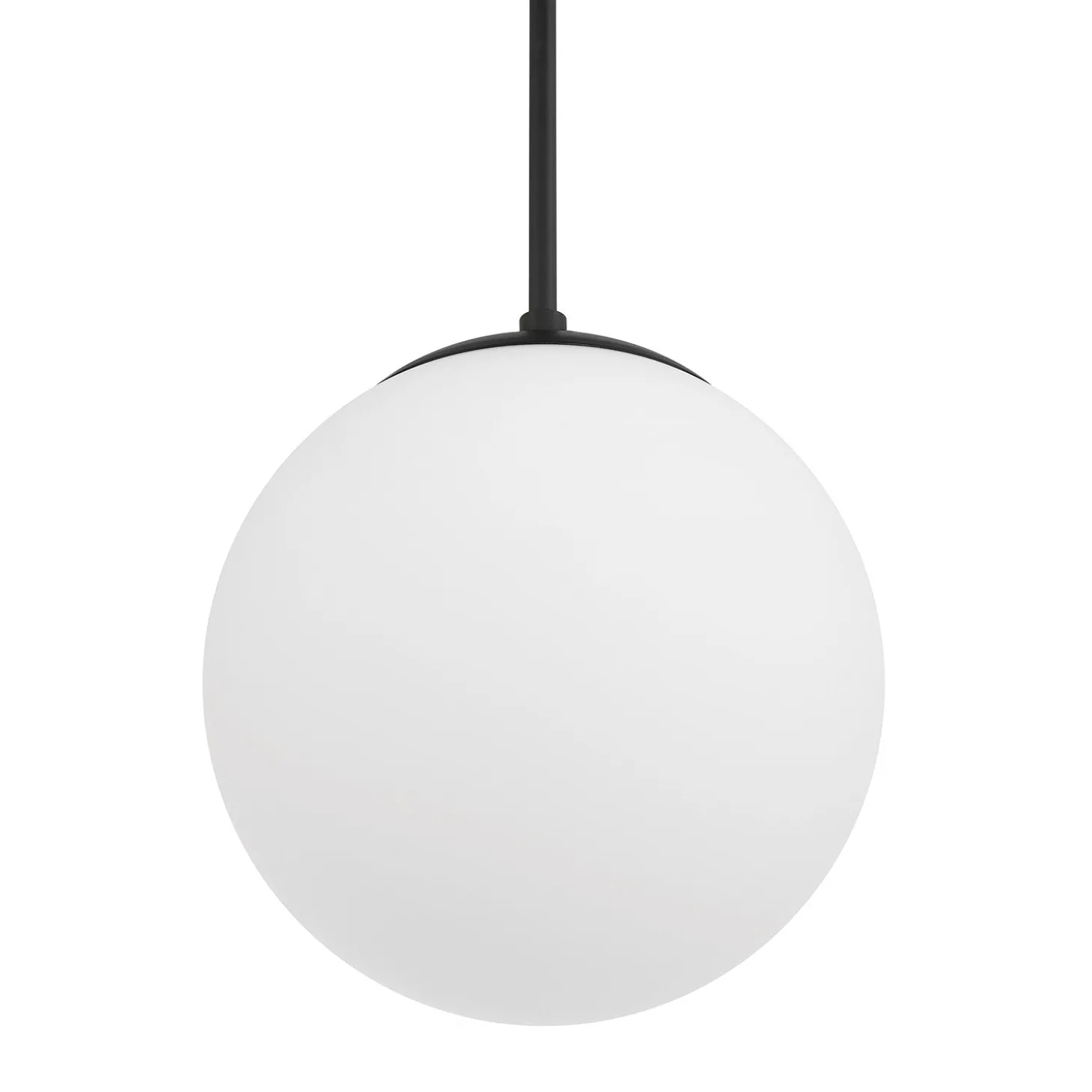 Castell 12" Globe LED Pendant, Matte Black