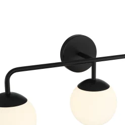 Castell 3 Globe LED Vanity, Matte Black