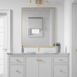 Chloe 3 Light Vanity, Warm Brass