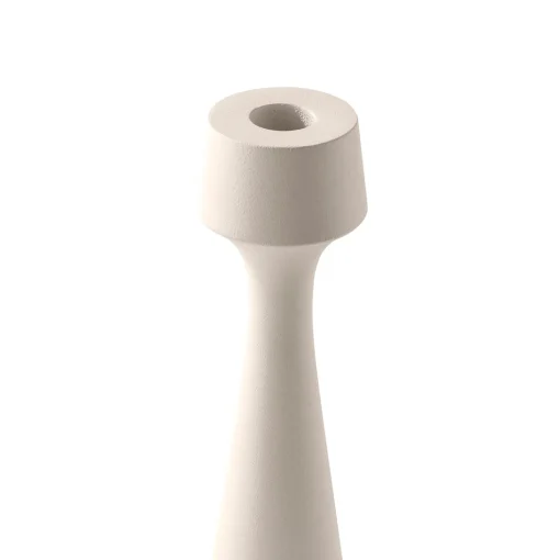 Clara Taper Candle Holder, Large, Vanilla