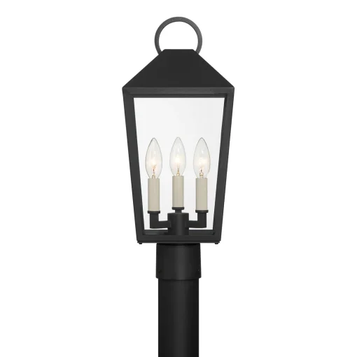 Cole Outdoor Post Light, Black