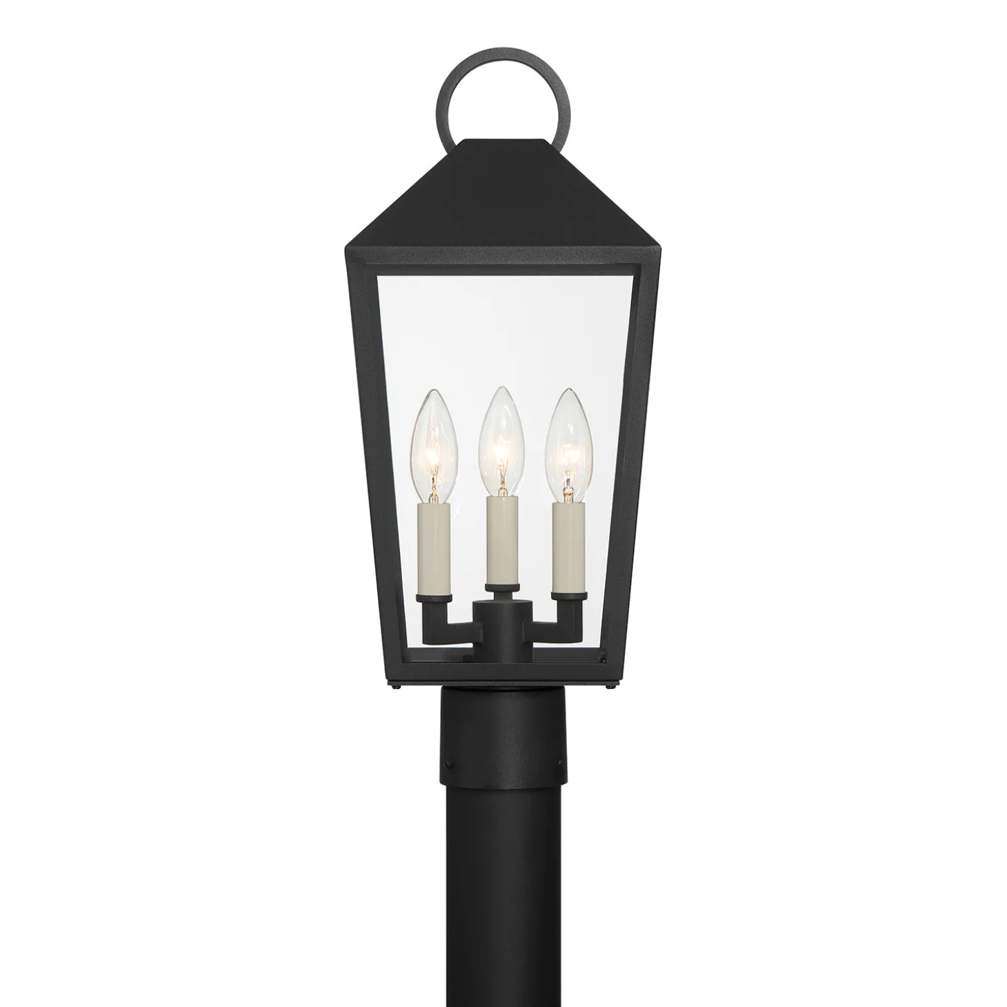 Cole Outdoor Post Light, Black