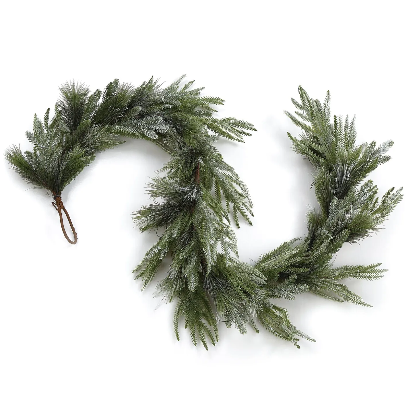 Cypress Winter Garland with 100 LEDs