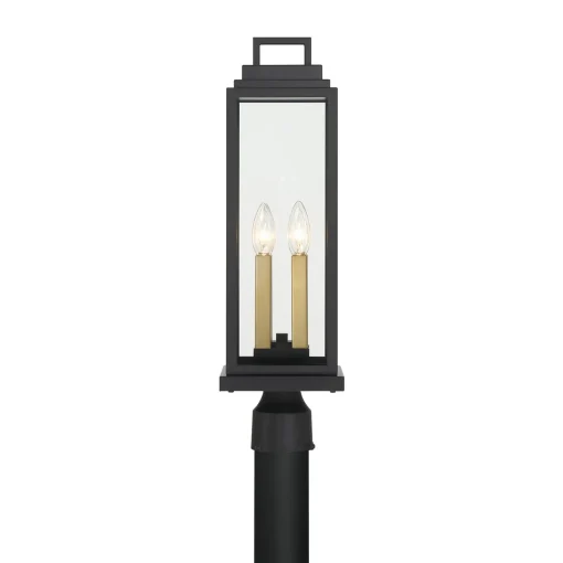Easton Outdoor Post Light, Black