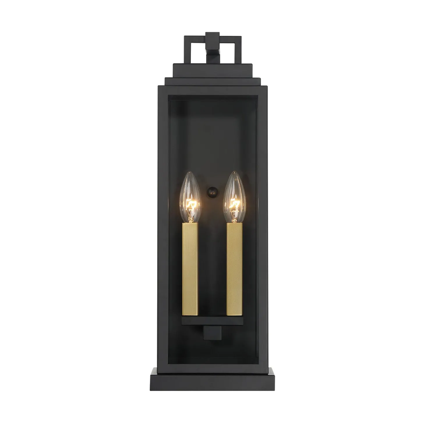 Easton Outdoor Wall Light, Medium 19" Black