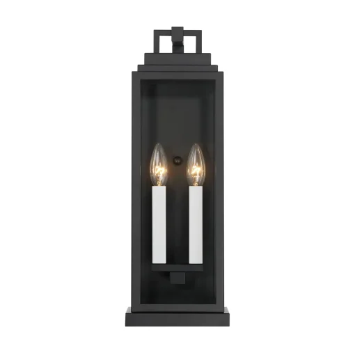 Easton Outdoor Wall Light, Medium 19" Black