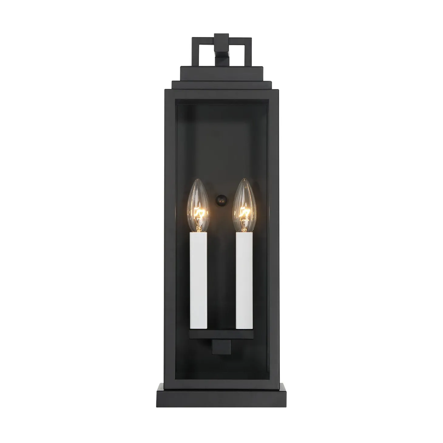 Easton Outdoor Wall Light, Medium 19" Black