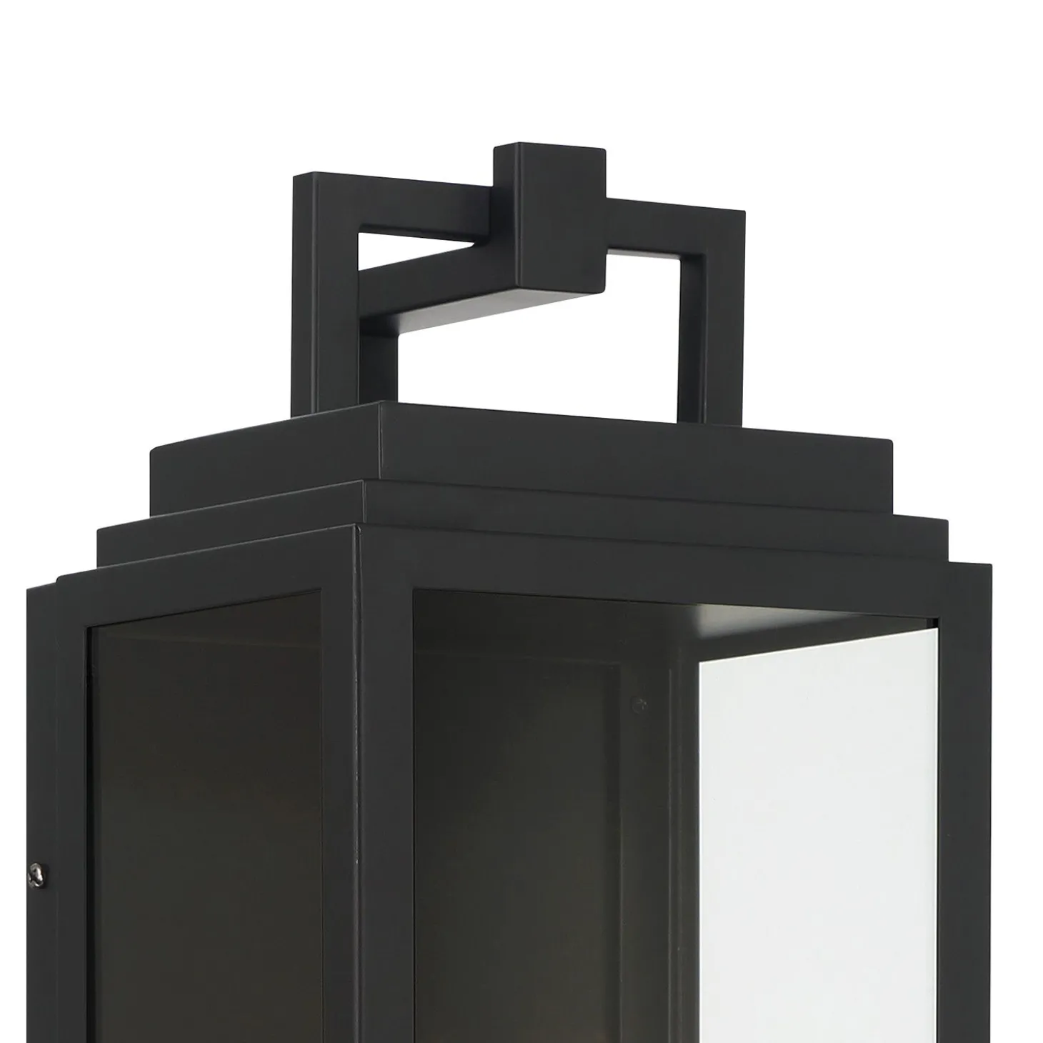 Easton Outdoor Wall Light, Large 22" Black