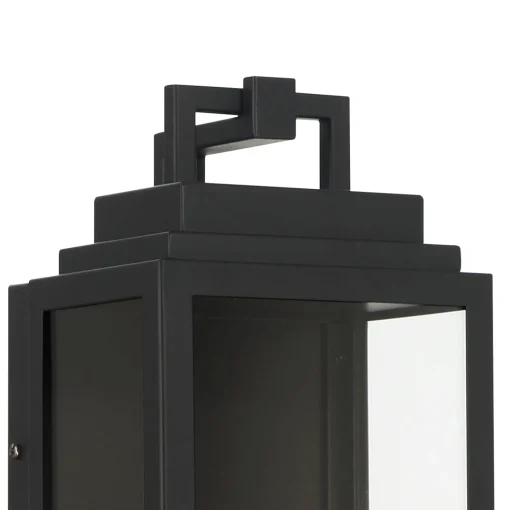 Easton Outdoor Wall Light, Medium 19" Black