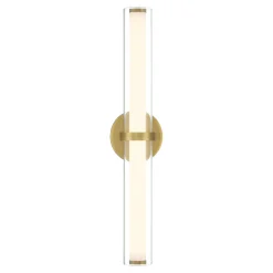 Ellie LED Vanity Light, Aged Brass