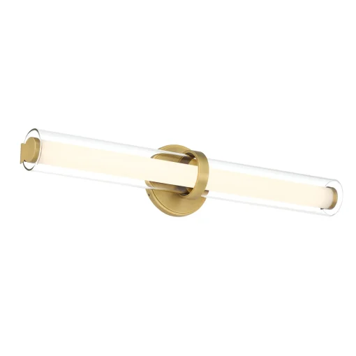Ellie LED Vanity Light, Aged Brass