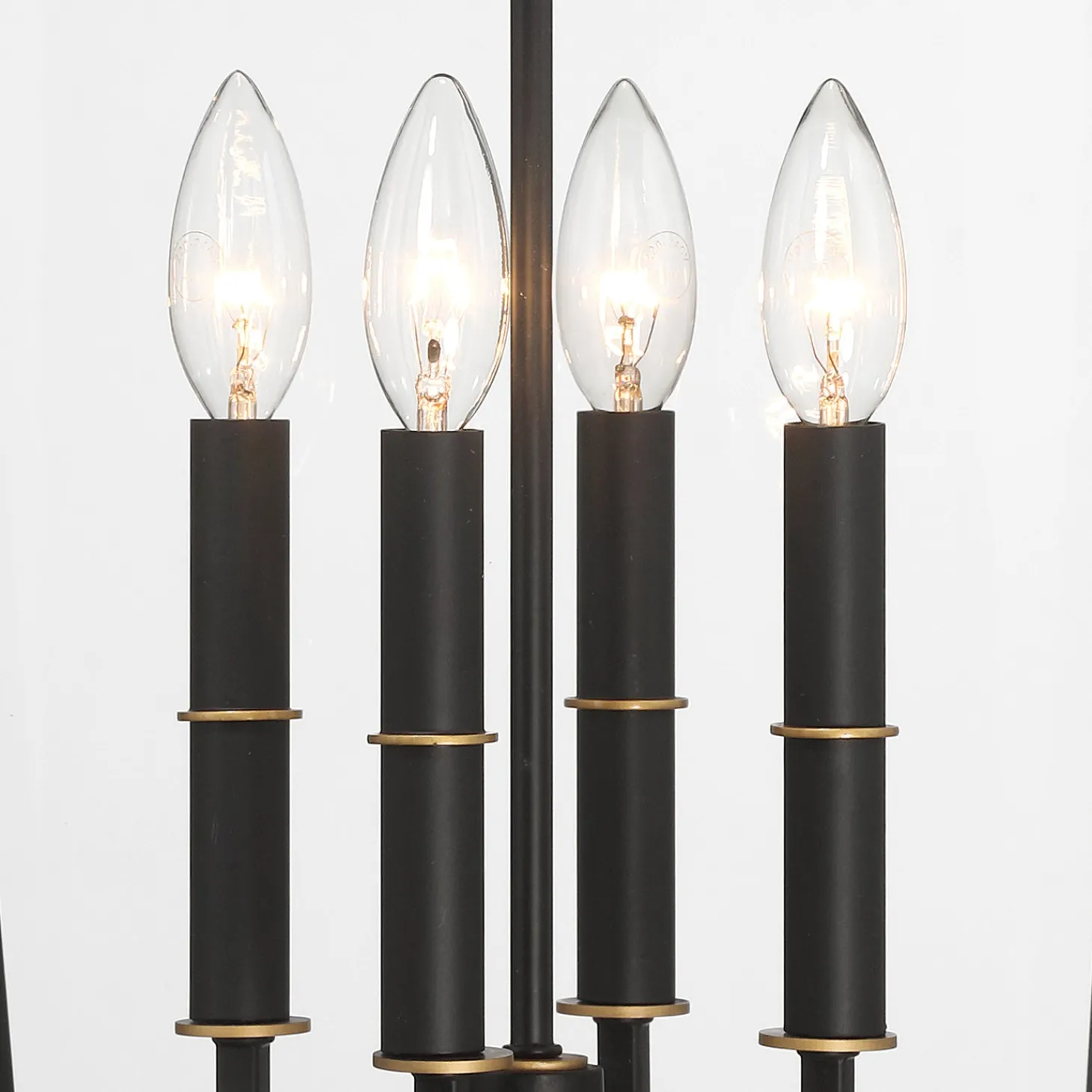 Ellington Outdoor Wall Light, Extra Large 30" Black and Textured Gold