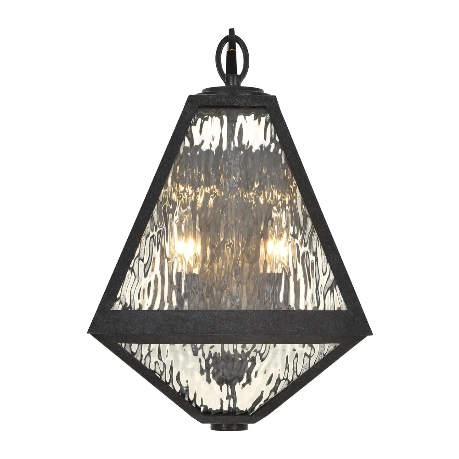 Emmett Outdoor Wall Light, Medium 17" Black Charcoal