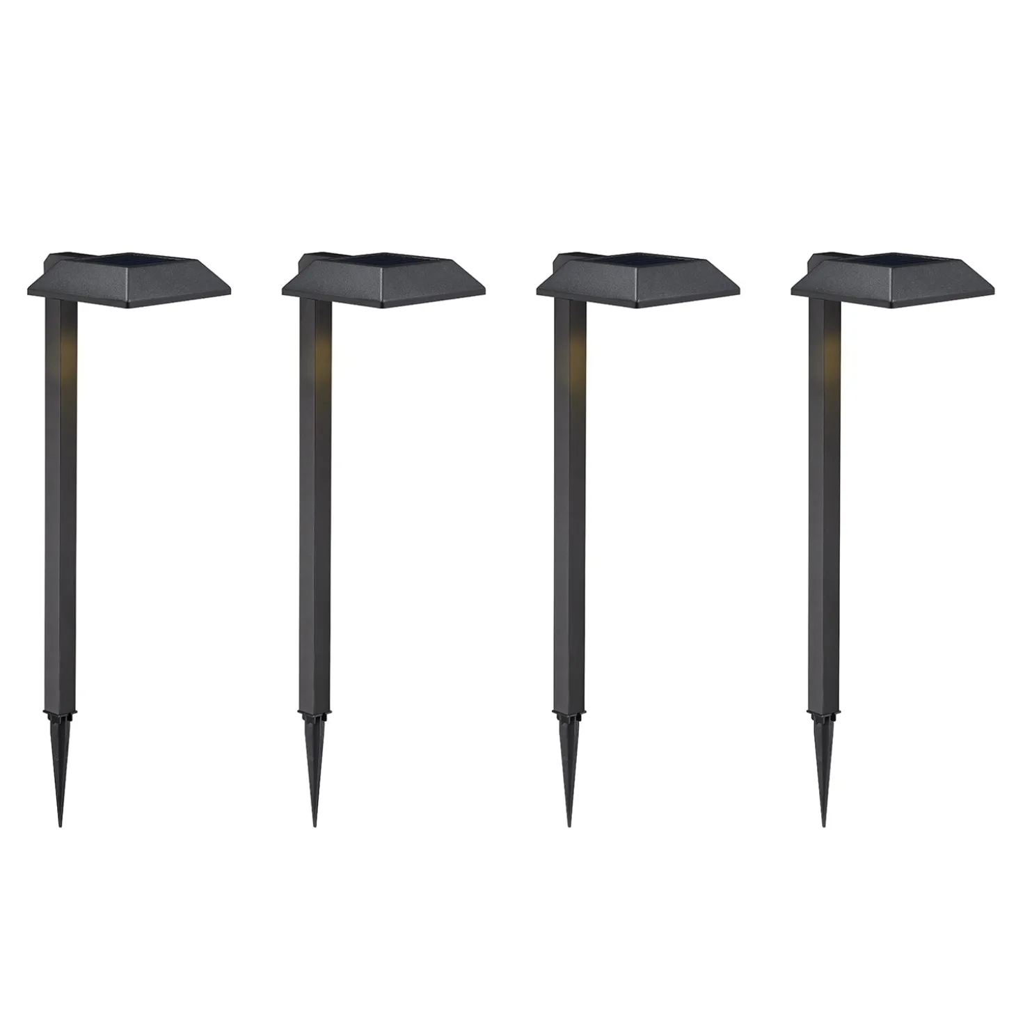 Evan Solar Path Lights, Set of 4