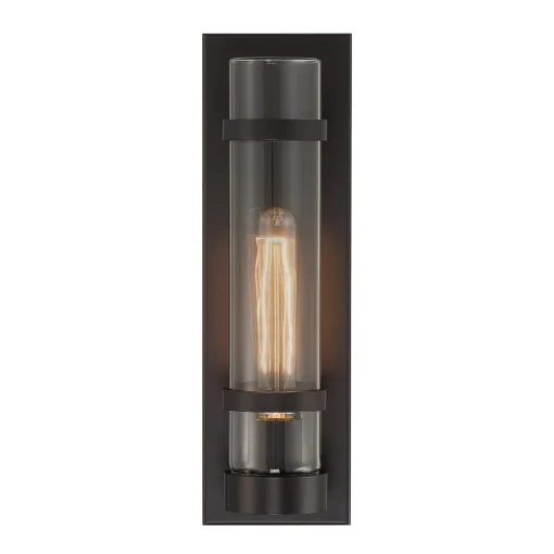 Glenn Outdoor Wall Light, Matte Black