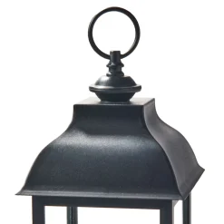 Hazel Lantern with Flameless Candle