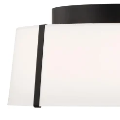 Hoyt Flush Mount 18”, Black