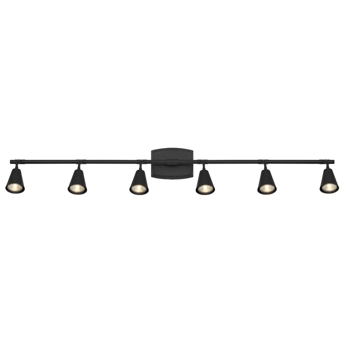 Hudson 44" 6-Light LED Fixed Track Light, Matte Black