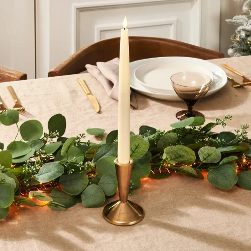 Infinity Wick Ivory 11" Taper Candles, Set of 4