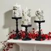 Infinity Wick Marble Pillar Candles, 3" Multipack, Set of 3