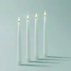 Infinity Wick Pastel Blue 9" Taper Candles, Set of 4