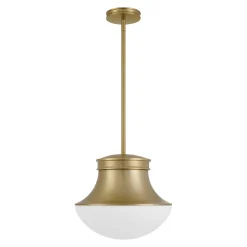 Jayden Pendant, Aged Brass