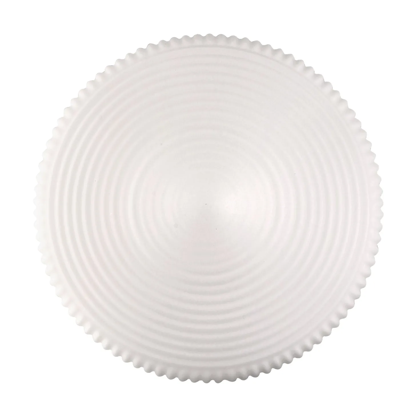 Jules Glass Flush Mount, Matte Black with Opal Glass