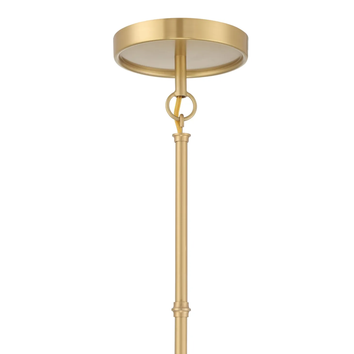 Luca Large 18" Conical Pendant, Satin Brass
