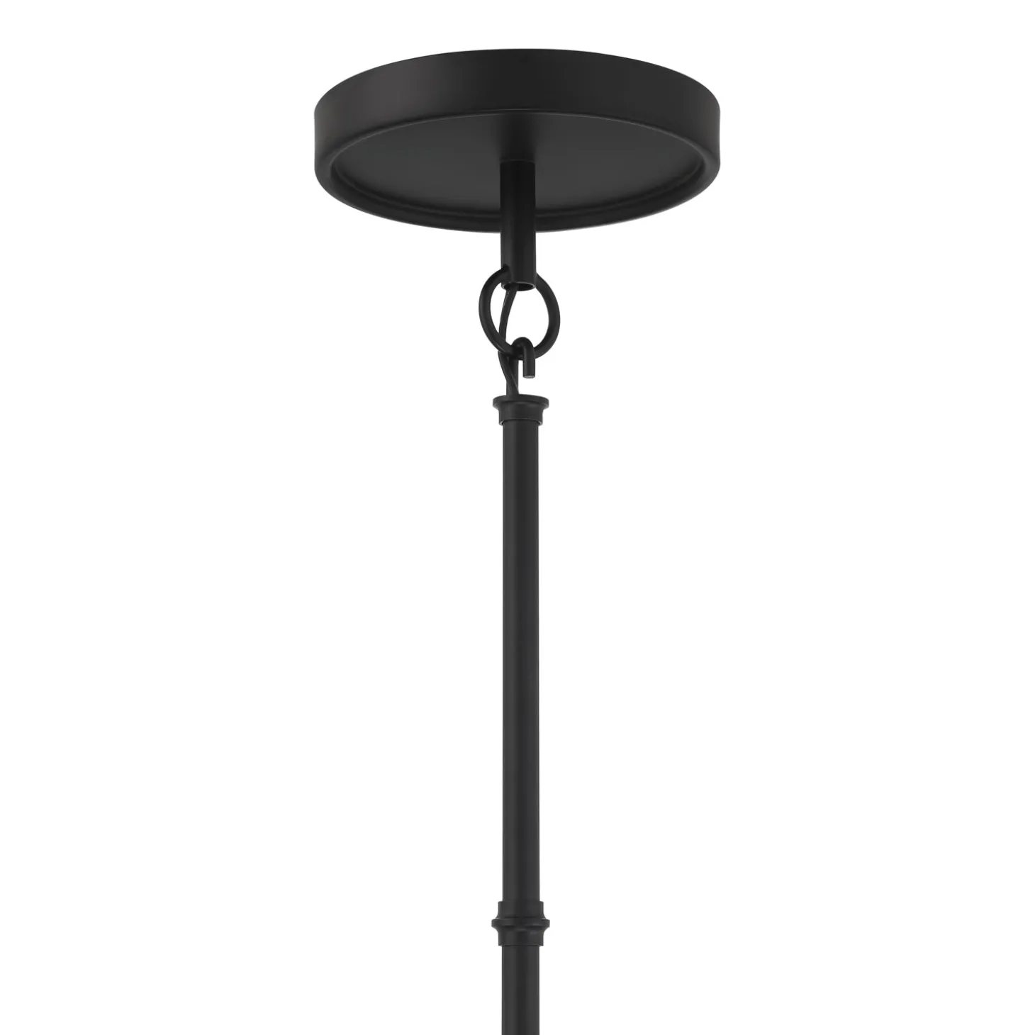 Luca Small 13" Conical Pendant, Matte Black