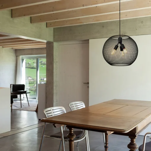 Open Box Bergen Globe Pendant, Matte Black