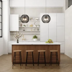 Open Box Bergen Globe Pendant, Matte Black