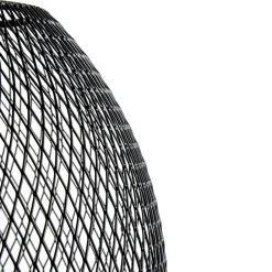 Open Box Bergen Oval Pendant, Matte Black