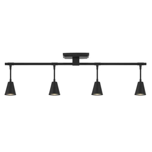 Open Box Hudson 32" 4-Light LED Fixed Track Light, Matte Black