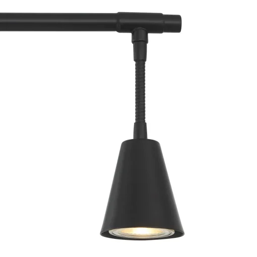 Open Box Hudson 32" 4-Light LED Fixed Track Light, Matte Black