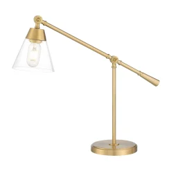 Open Box Owen Table Lamp, Satin Brass