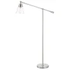 Owen Floor Lamp, Polished Nickel