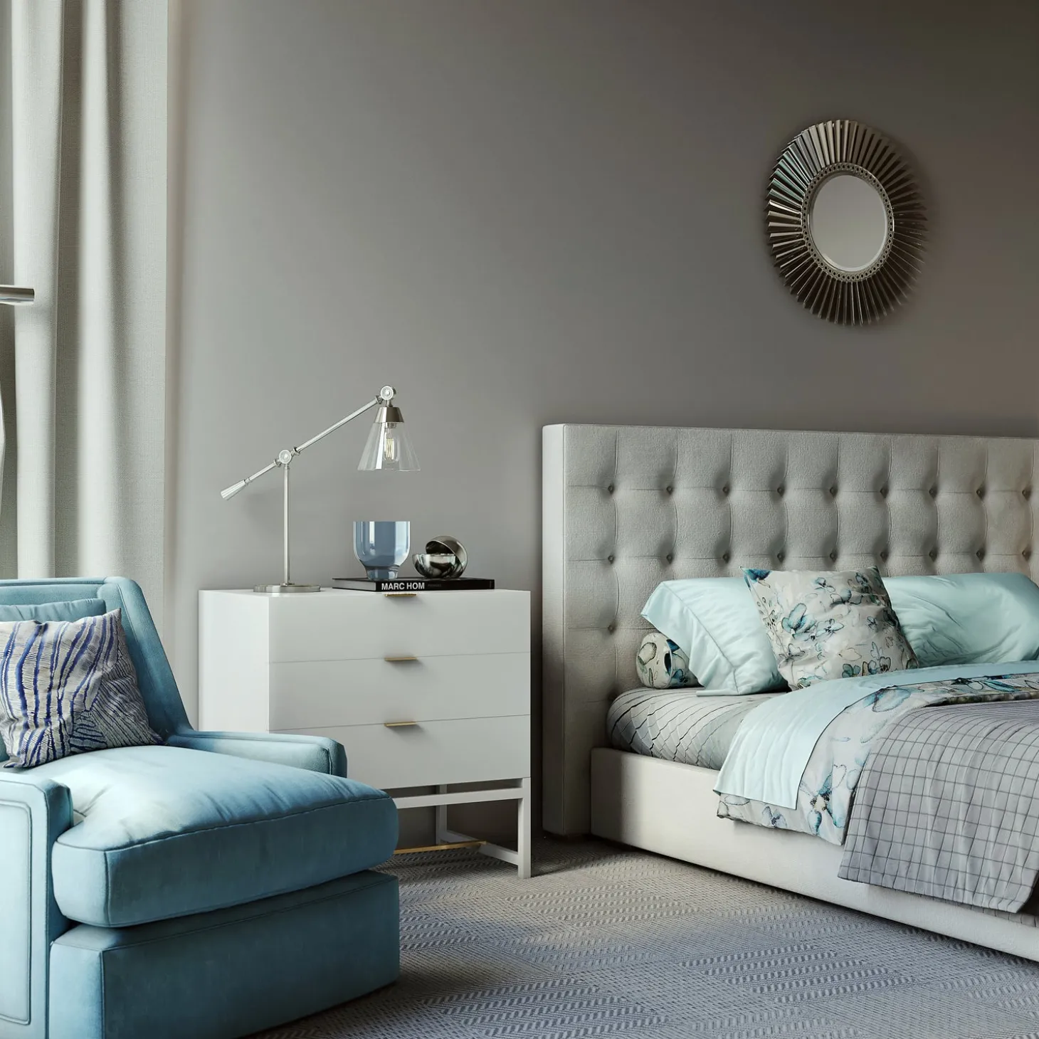 Owen Table Lamp, Polished Nickel