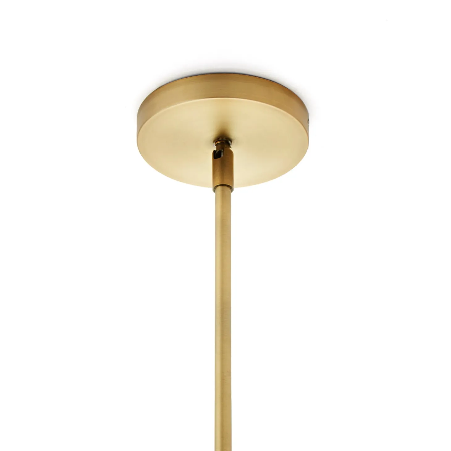 Powell LED 10" Aged Brass Globe Pendant