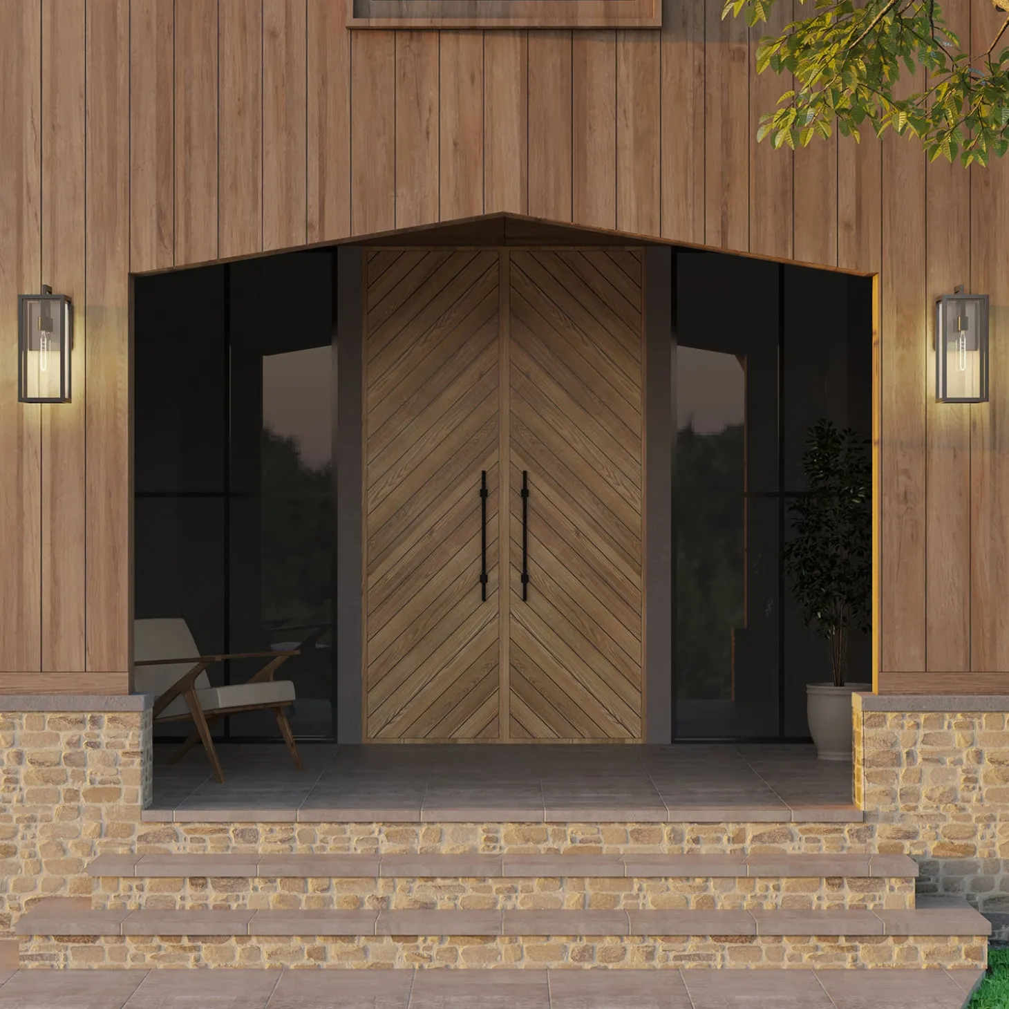 Sam Outdoor Wall Light, Large 24"